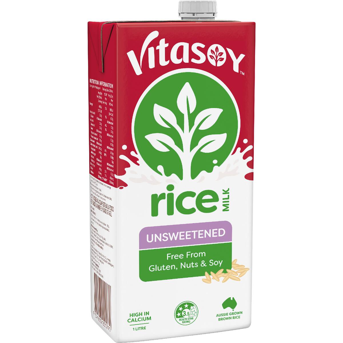 Vitasoy Rice Long Life Milk Uht 1l
