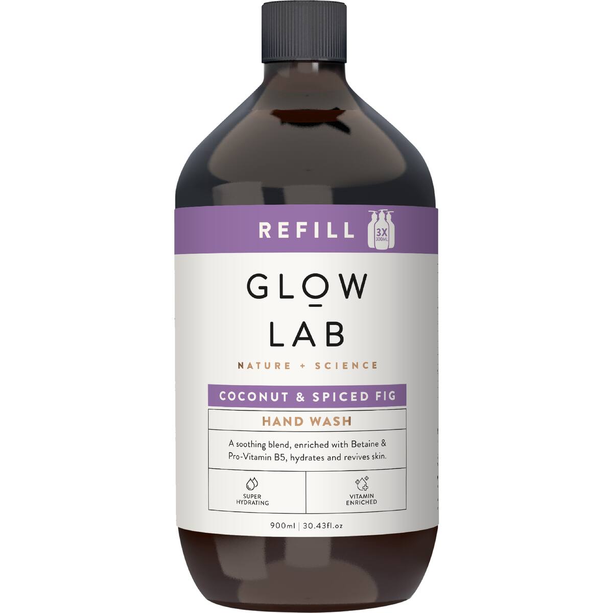 Glow Lab Coconut & Spiced Fig Refill Hand Wash 900ml