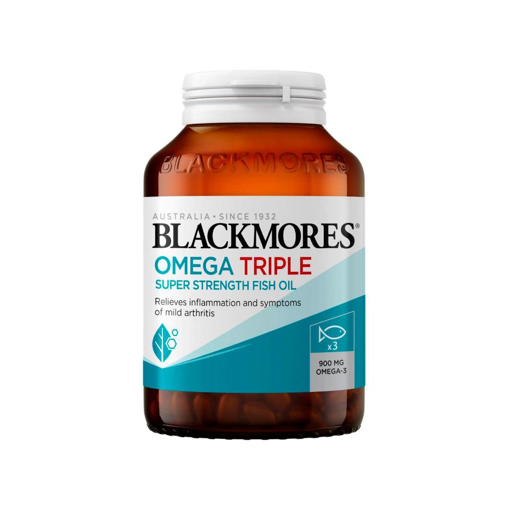 Blackmores Omega Triple Concentrated Fish Oil Capsules - 60 pack