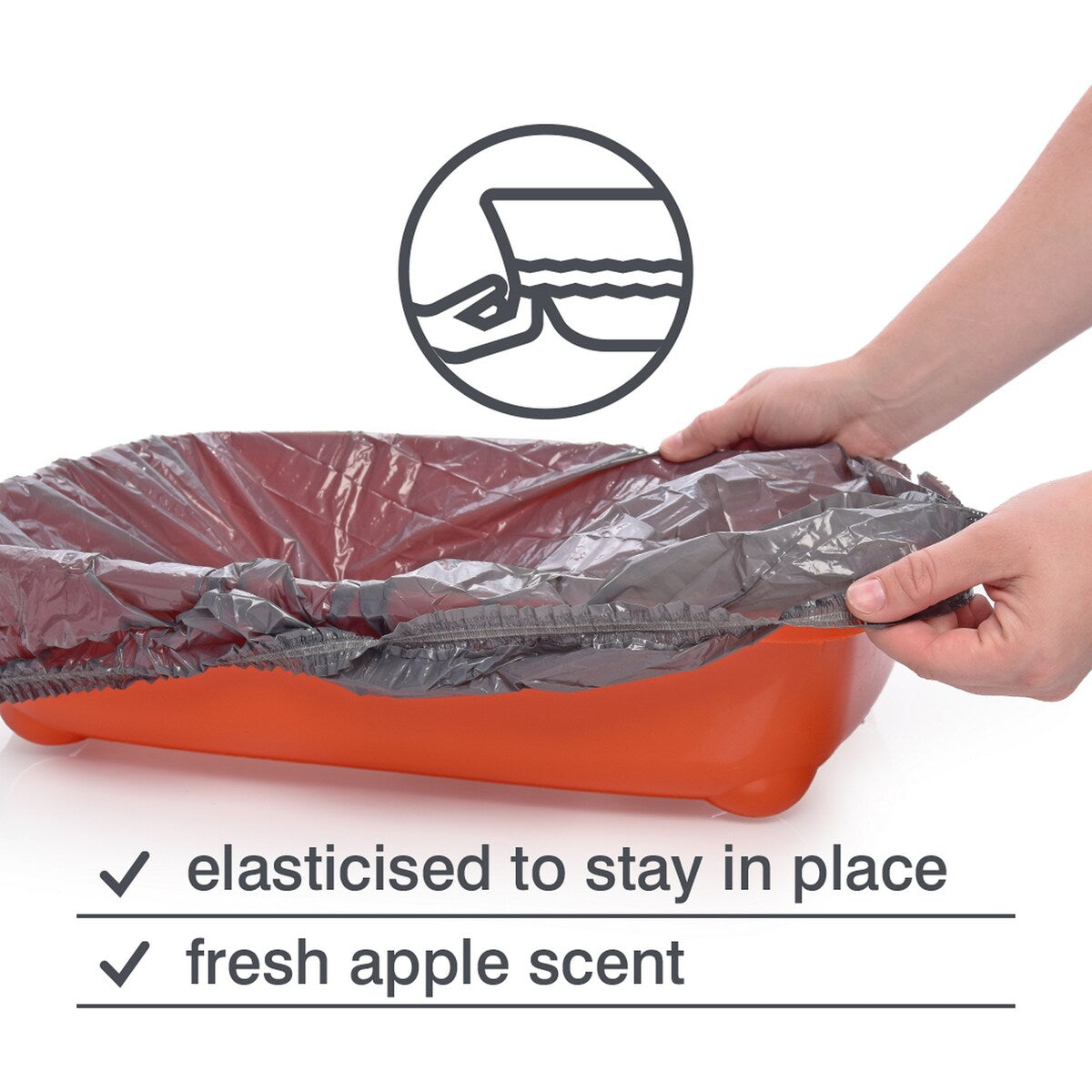 Rufus & Coco Elasticised Litter Tray Liners 8 Pack