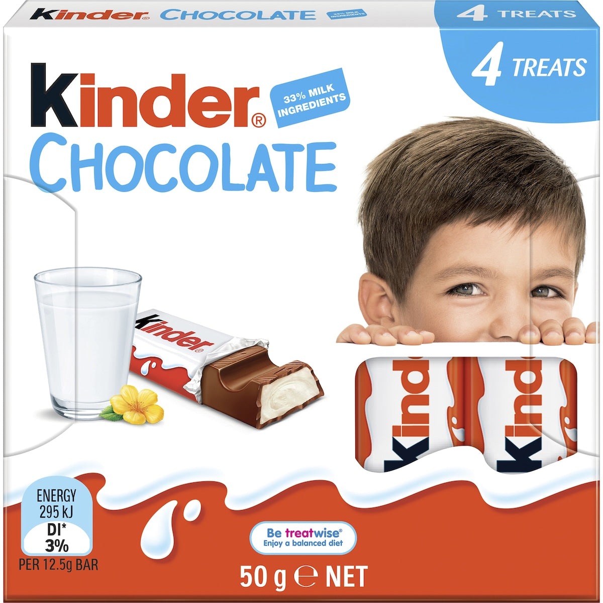Kinder Chocolate Little Ones 4 Pack 50g