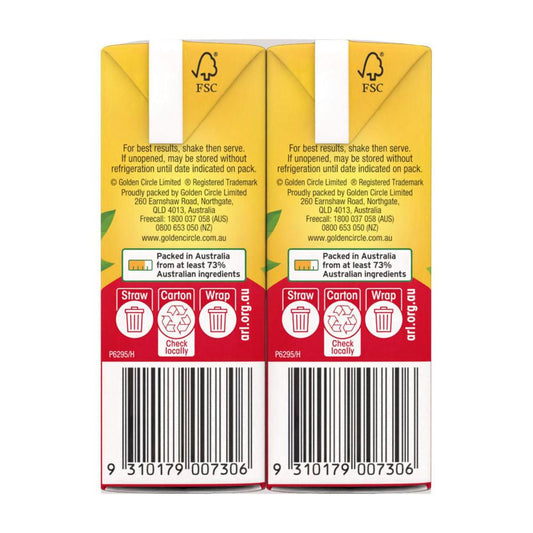 Golden Cire Tetra Drink Apple 250ml - 6 Pack