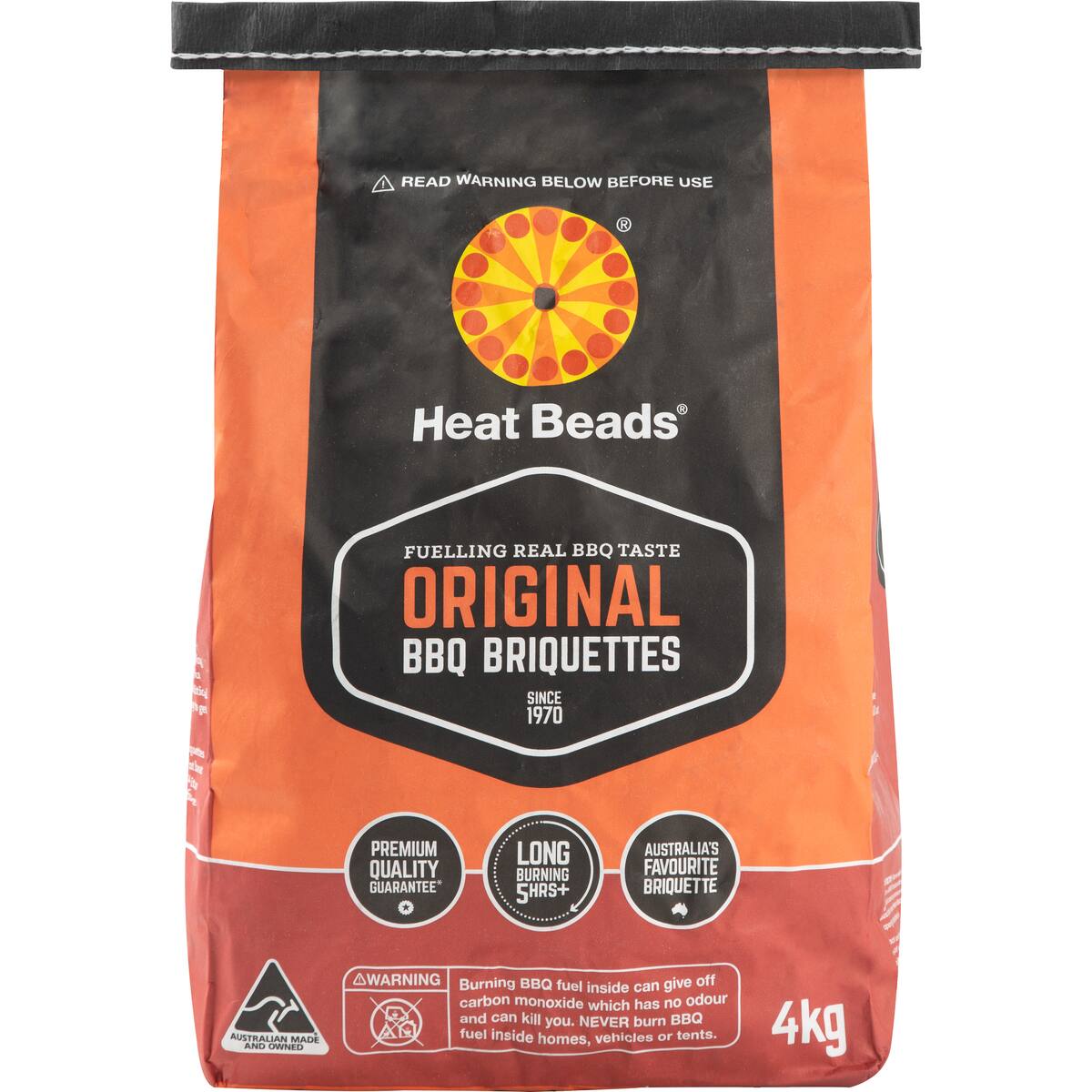 Heat Beads Original Bbq Briquettes 4kg
