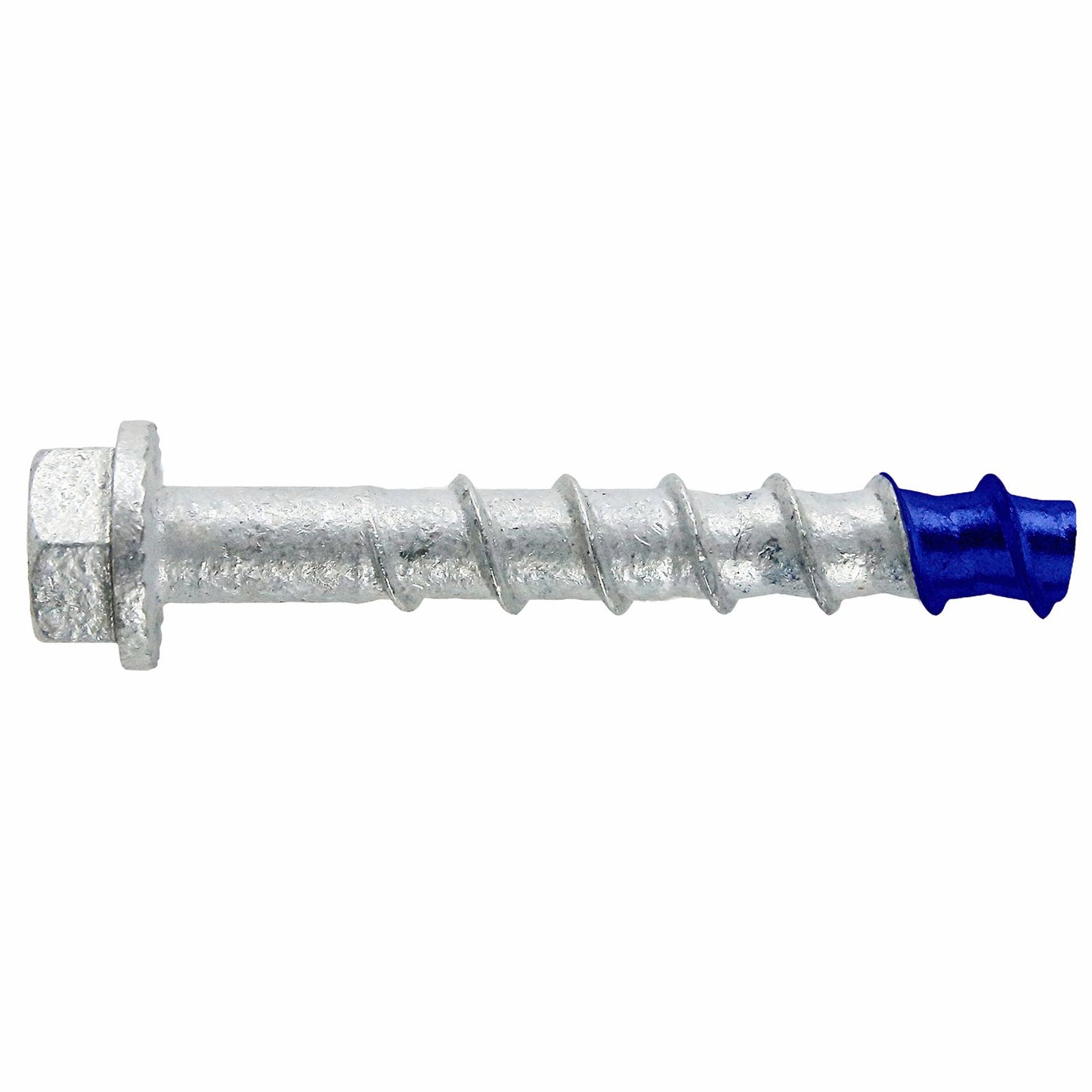 Dewalt Galvanised Hex Screw Bolt - 12 x 80mm - Blue Tip - 25 Pack