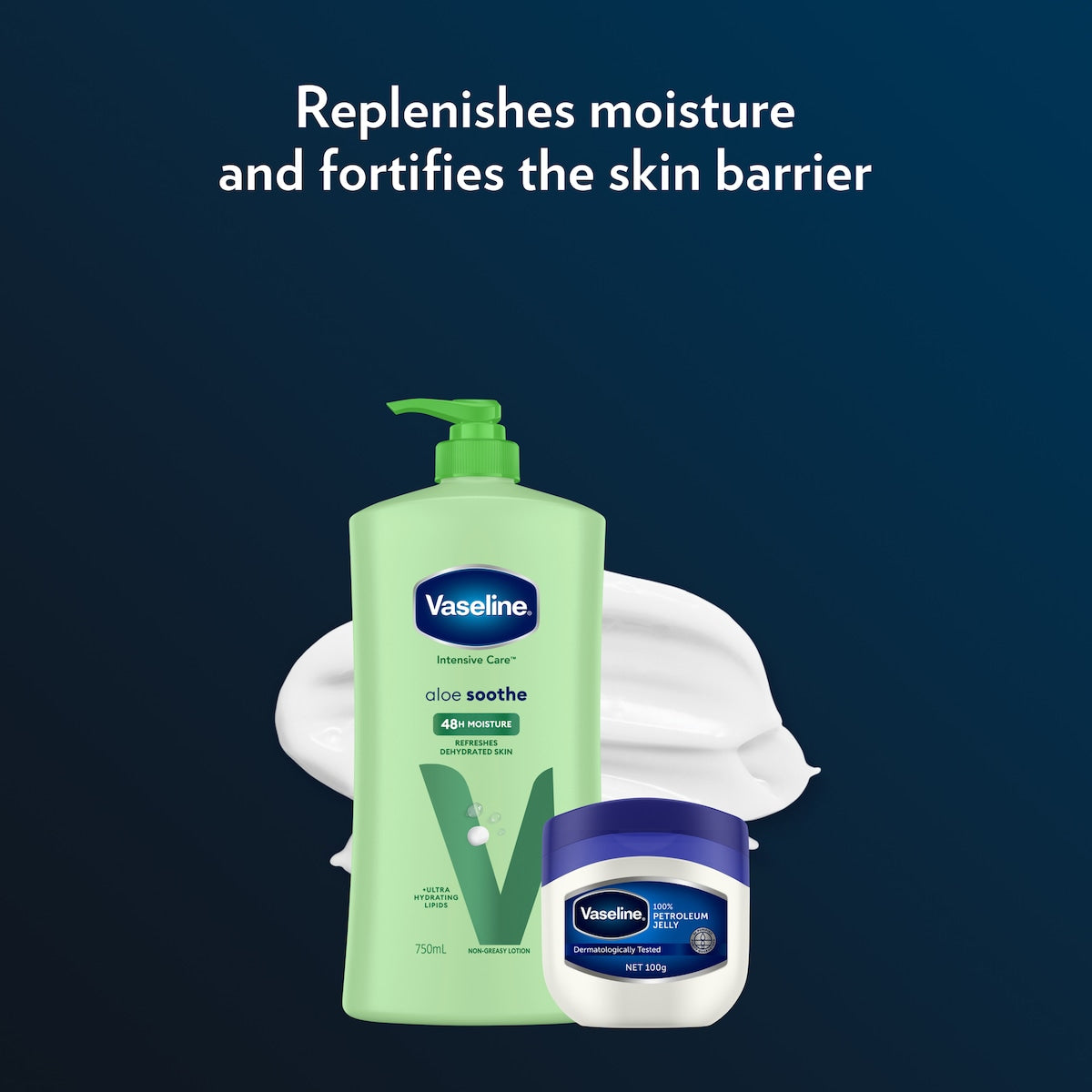 Vaseline Intensive Care Body Lotion Aloe Smooth 750ml