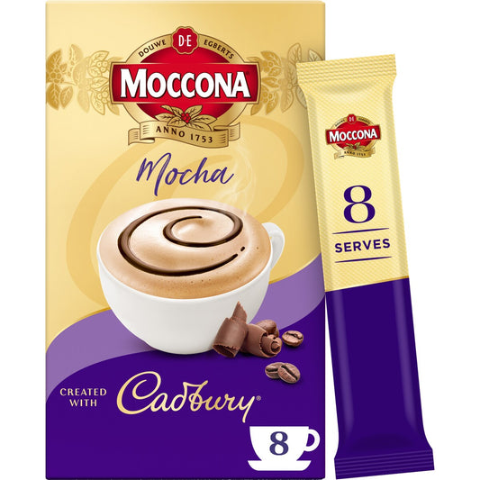 Moccona Cadbury Mocha Sachets 8 pack, 1pc