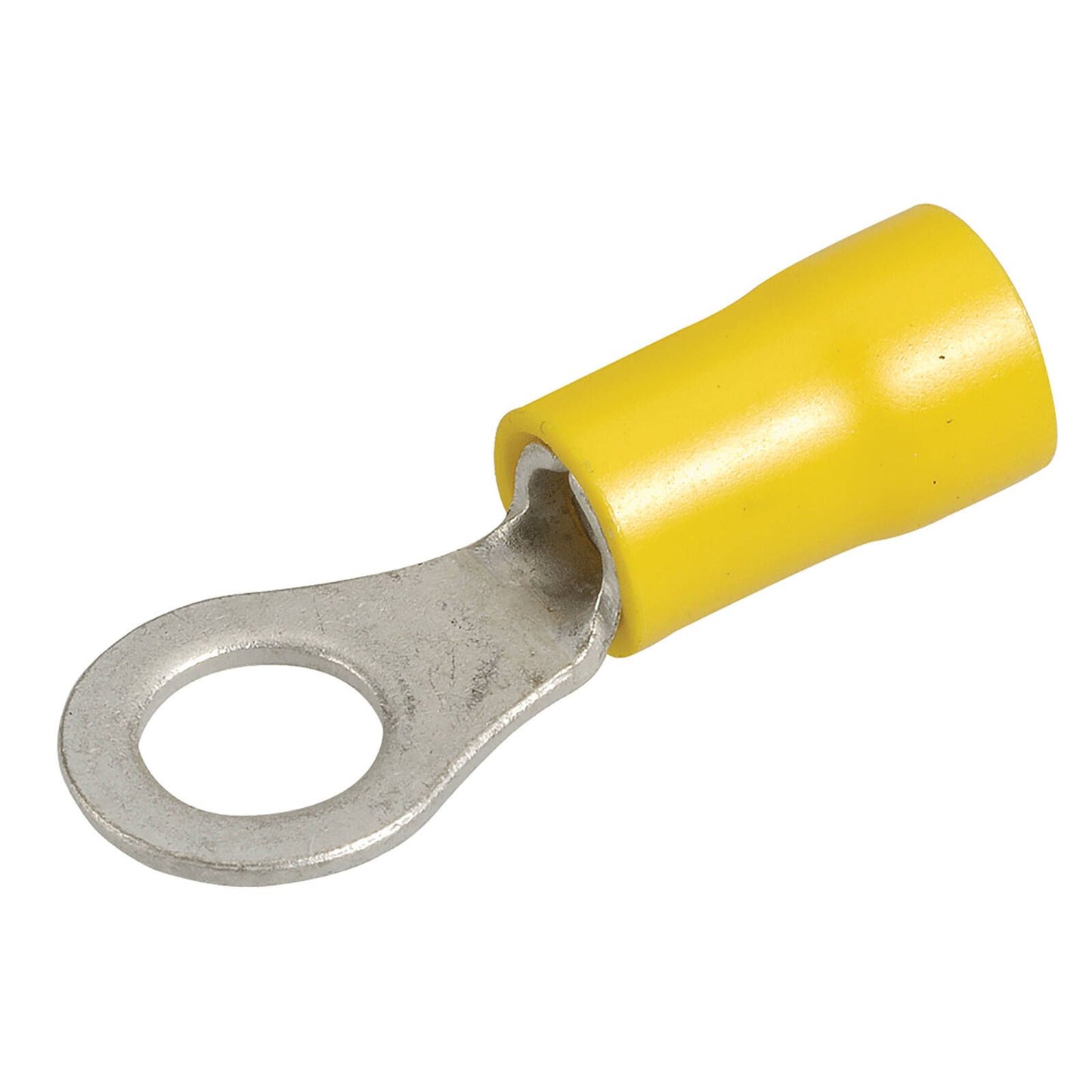Narva Yellow Flared Vinyl Insulated Ring Terminal - 6.3mm - 20 Pack