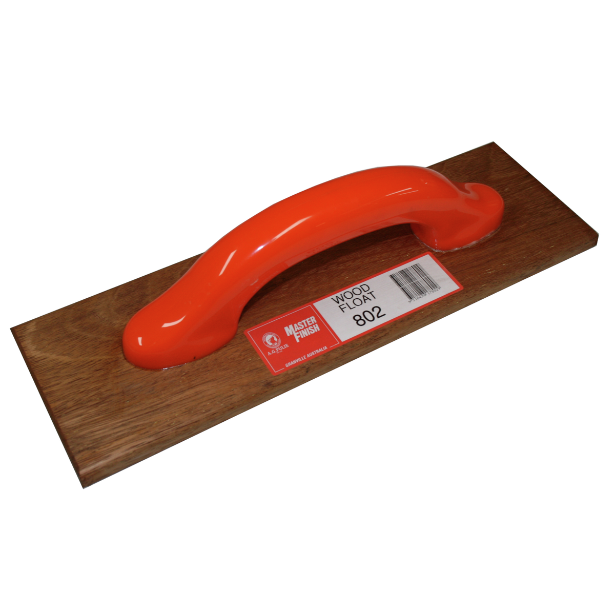 Masterfinish Wood Float - 112 x 380mm Hardwood - Durable Plastic Handle