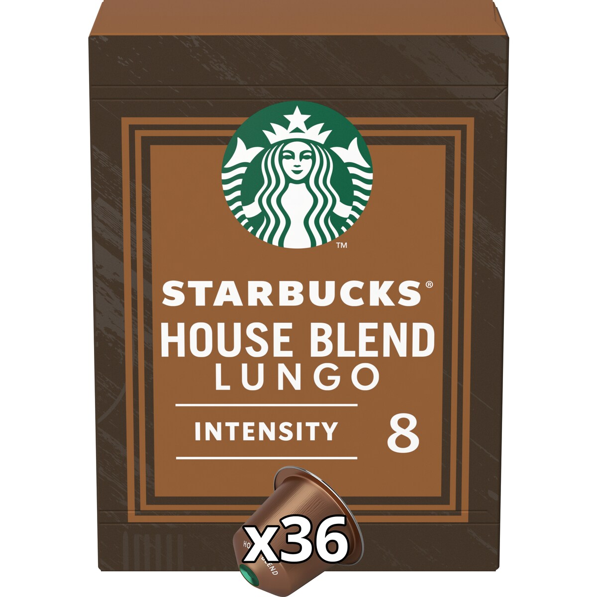 Starbucks by Nespresso House Blend Coffee Pods Capsules 36 Pack