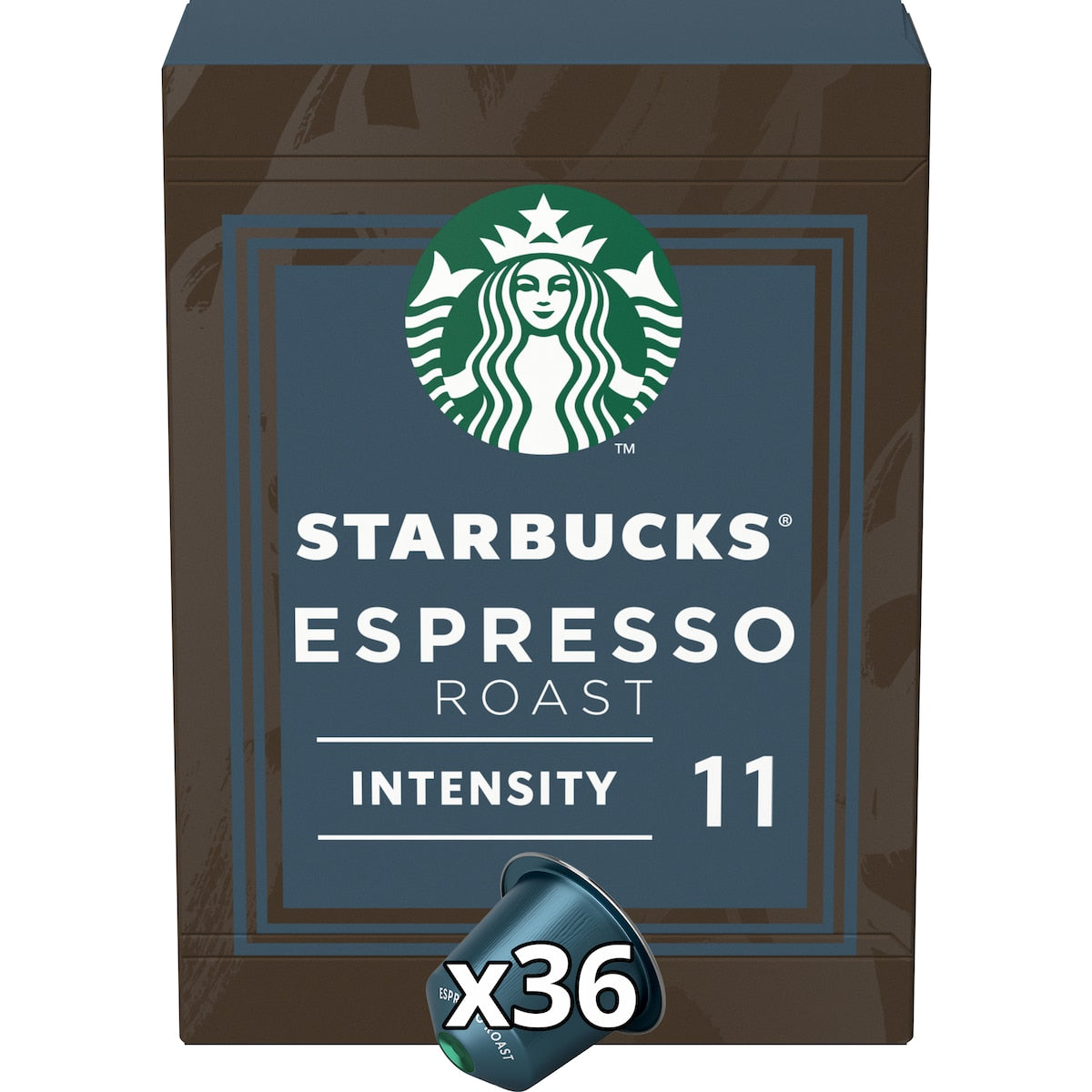 Starbucks By Nespresso Espresso Roast Coffee Pods 36 Pack