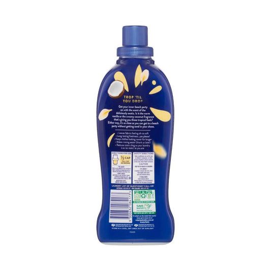 Fluffy Concentrate Liquid Fabric Softener Conditioner Divine Blends Warm Vanilla & Creamy Coconut - 900mL