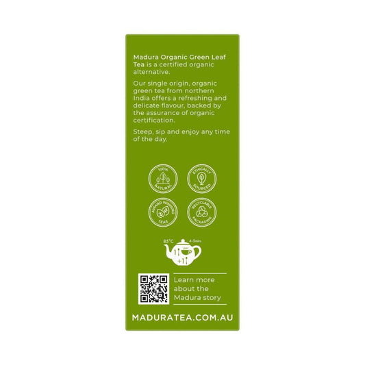 Madura Organic Green Tea Leaf - 150g