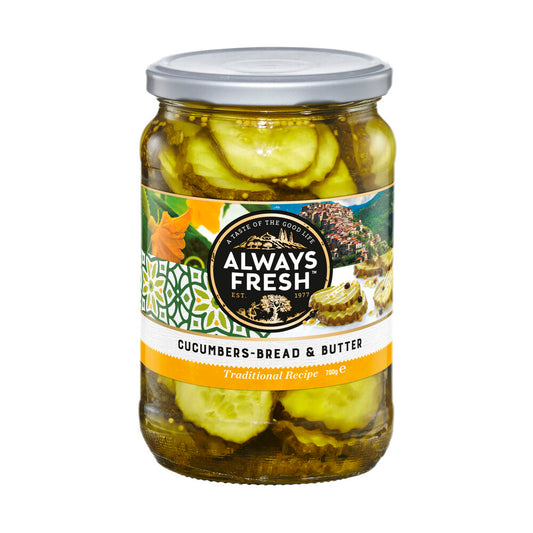 Always Fresh Bread & Butter Cucumbers - 700g