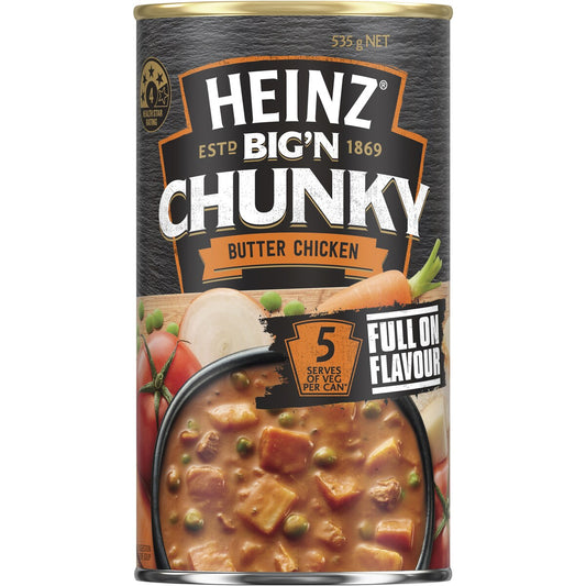 Heinz Big N Chunky Butter Chicken Soup Ready Meals 535g