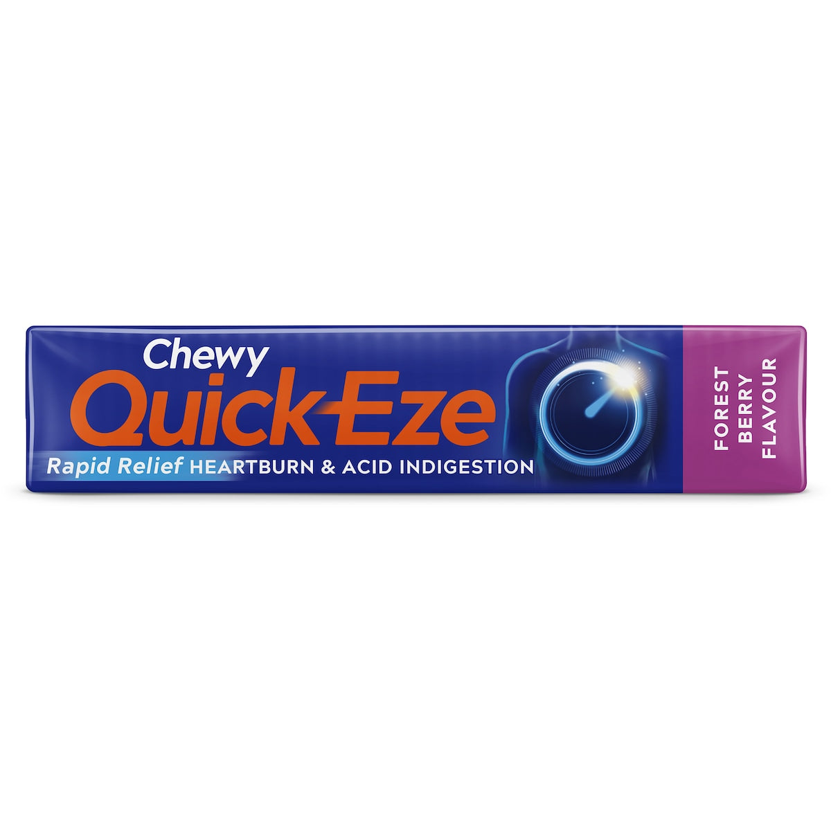 Quick-eze Chewy Forest Berry Antacid Tablets 8 Pack