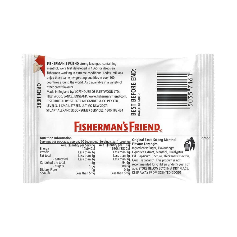 Fisherman's Friend Original Throat Lozenge - 25g