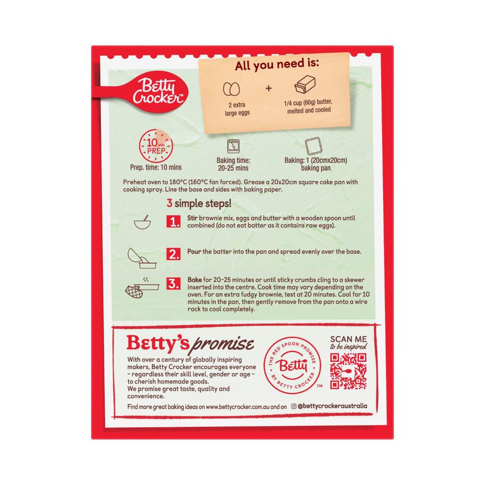 Betty Crocker Bake Smart Gluten Free Chocolate Fudge Brownie Mix - 450g