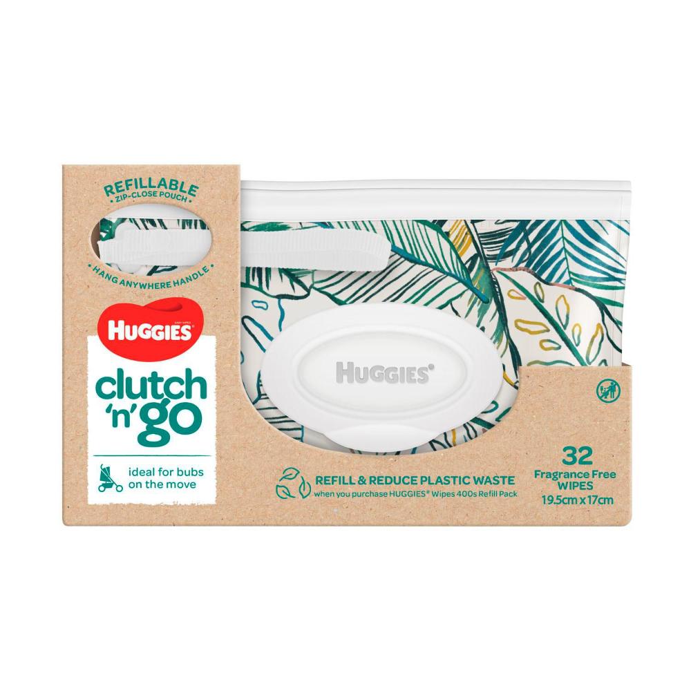 Huggies Baby Wipes Clutch And Go Unscented - 1 pack