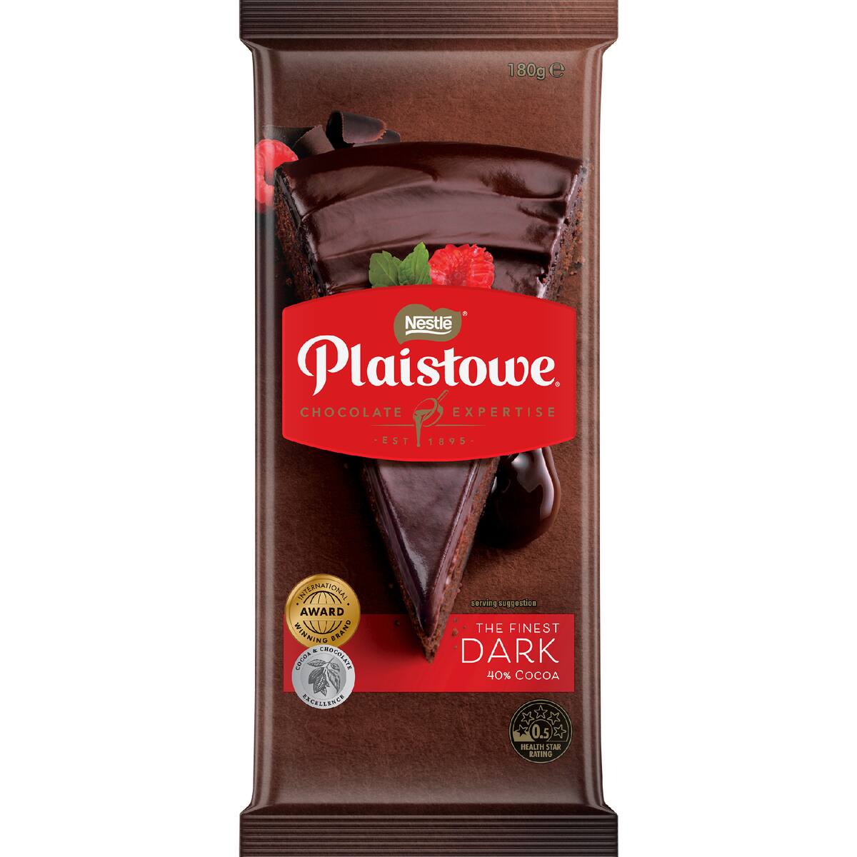 Nestle Plaistowe Dark Chocolate Baking Block 180g