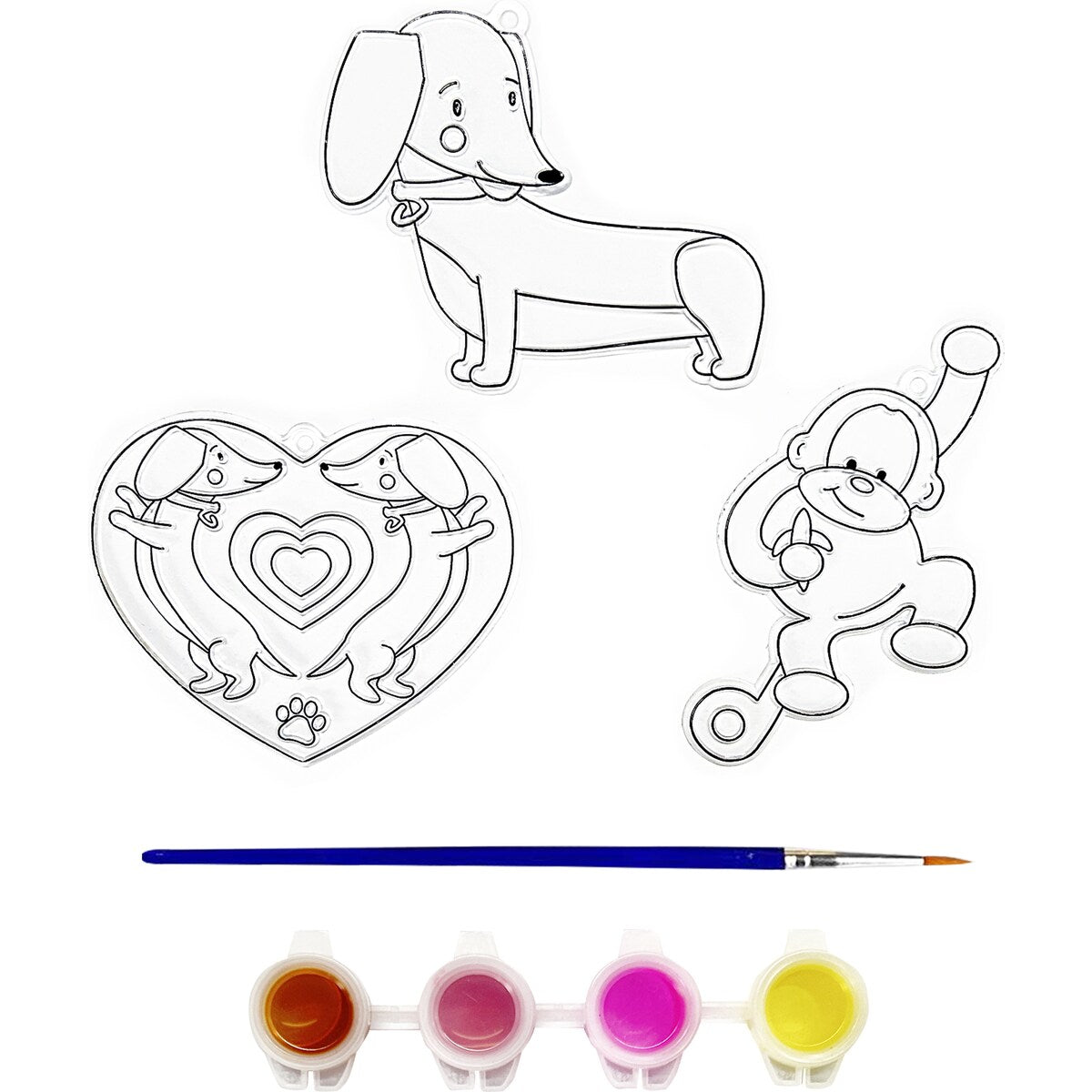 Create Your Own Suncatcher 3 Pack Assorted Each