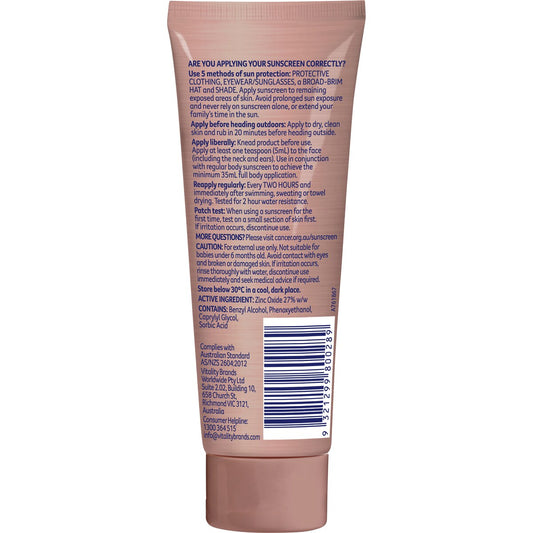 Cancer Council Face Day Wear Cc Cream Sunsreen Spf50 50g