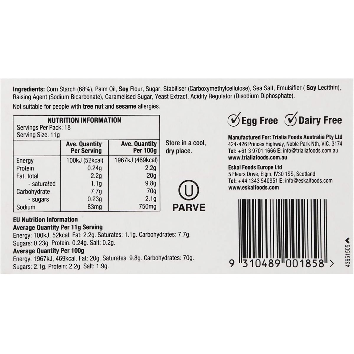 Eskal Deli Crackers 200g