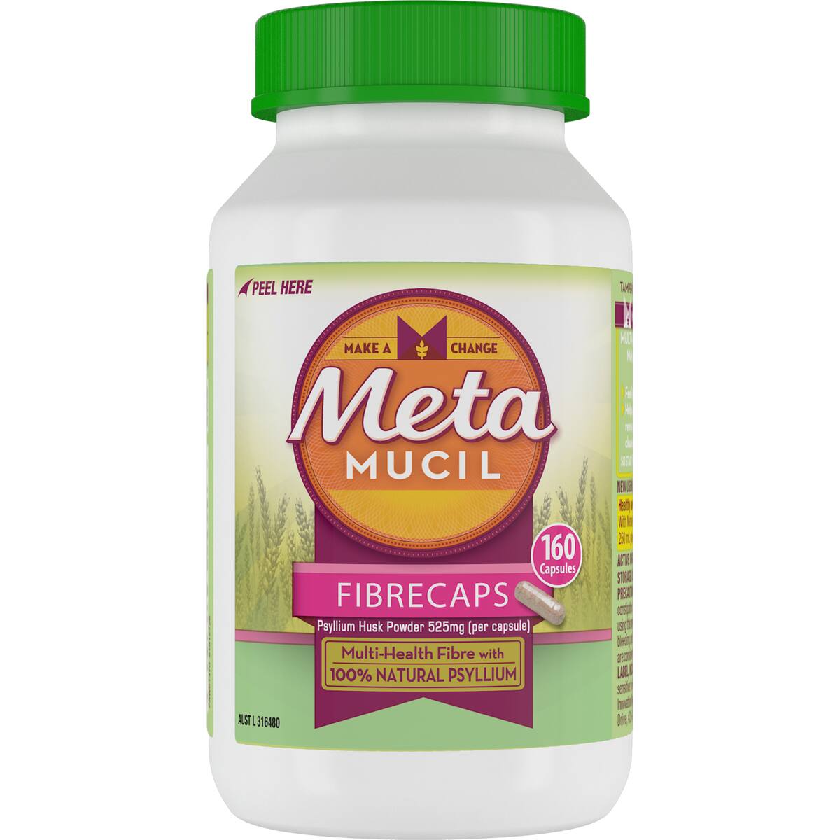 Metamucil Fibre Caps 160 Pack