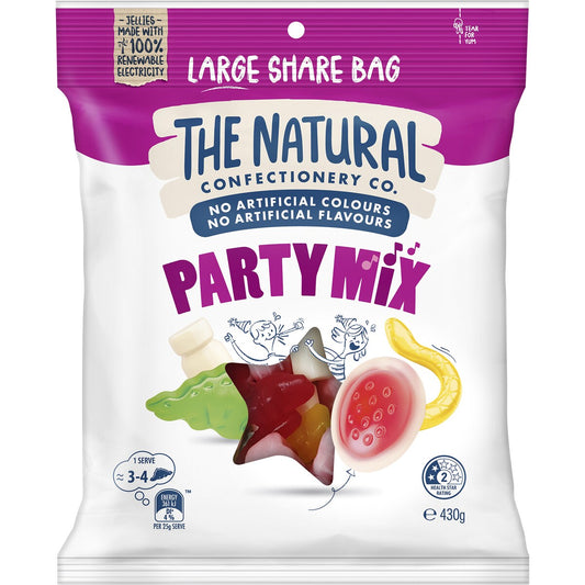 The Natural Confectionery Co. Party Mix Large Lollies 430g