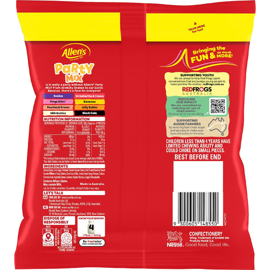 Allens Party Mix Lollies Family Size Bag 420g