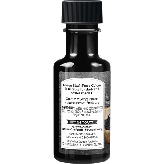 Queen Black Food Colour 50ml