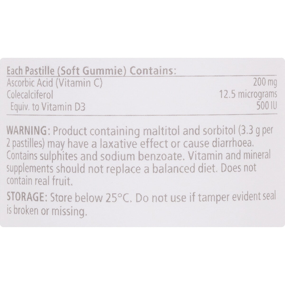 Nature's Way High Strength Vitamin C + Vitamin D Adult Vita Gummies 65 pack