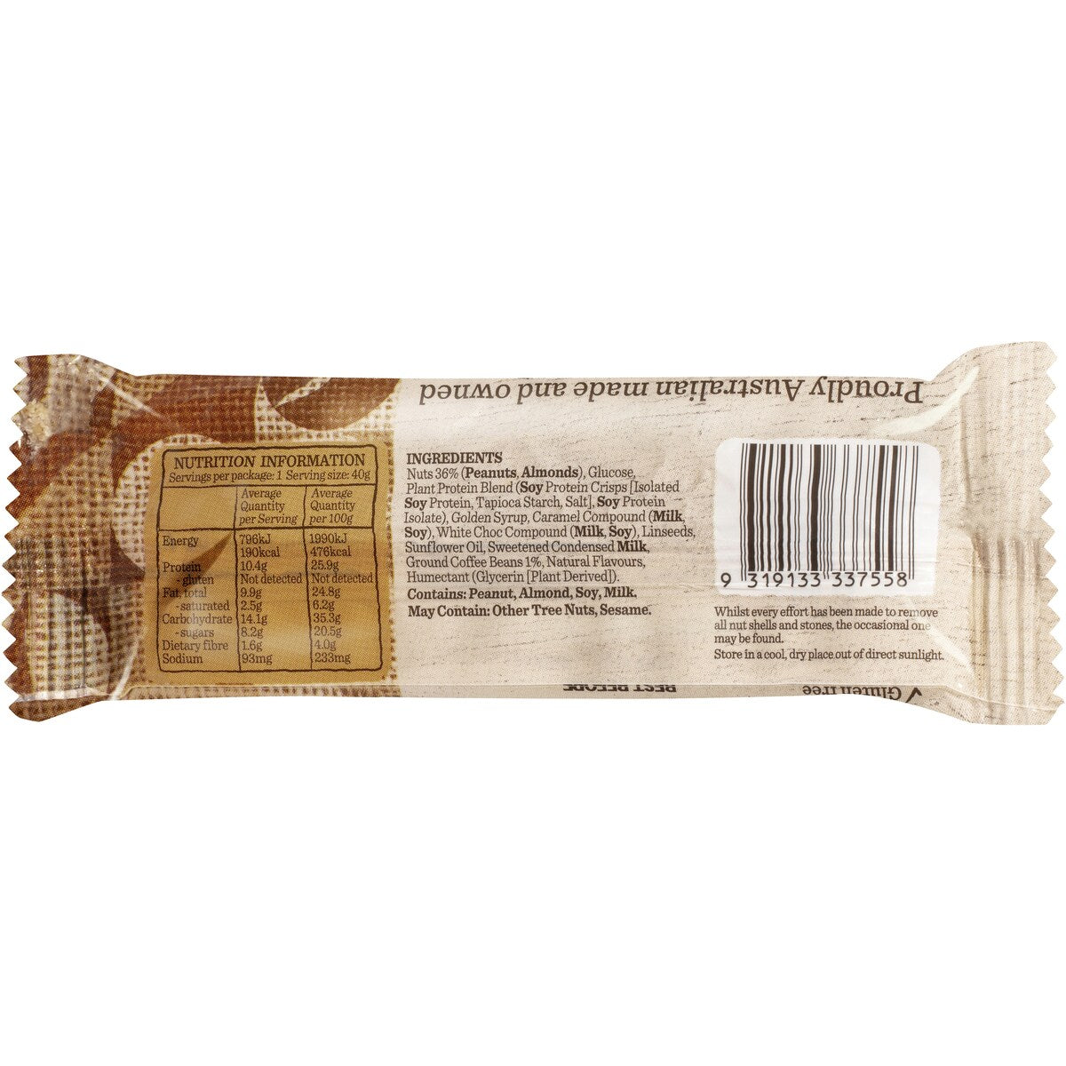 Carman's Protein Bars Iced Coffee Limited Edition 5 pack