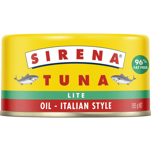Sirena Tuna In Lite Oil Italian Style 185g