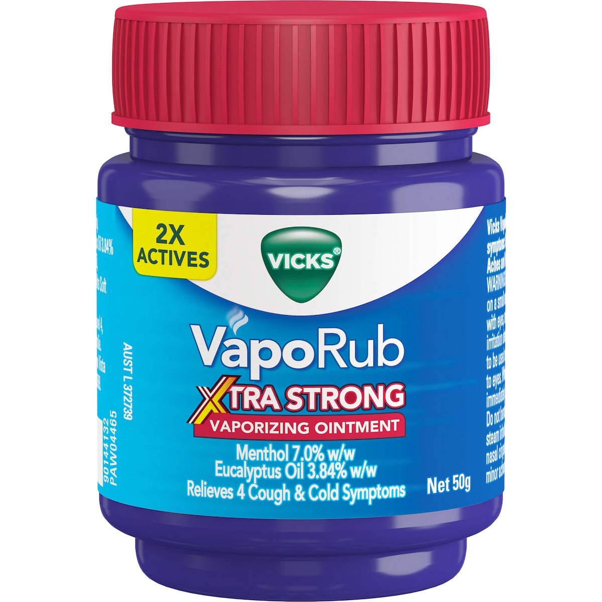 Vicks Vaporub Extra Strong Vaporizing Ointment 50g