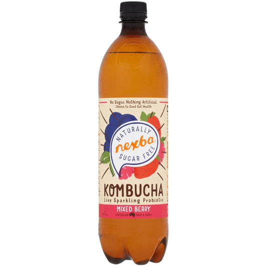 Nexba Sugar Free Kombucha Mixed Berry 1L