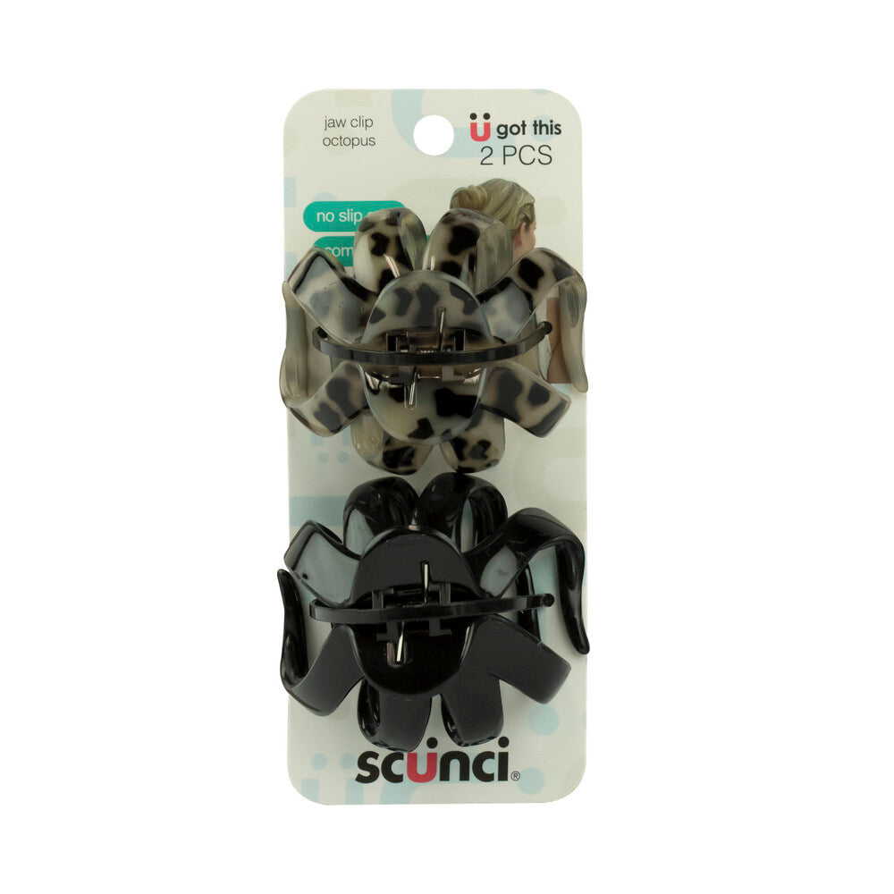 Scunci No Slip Grip Octopus ips - 2 Pack