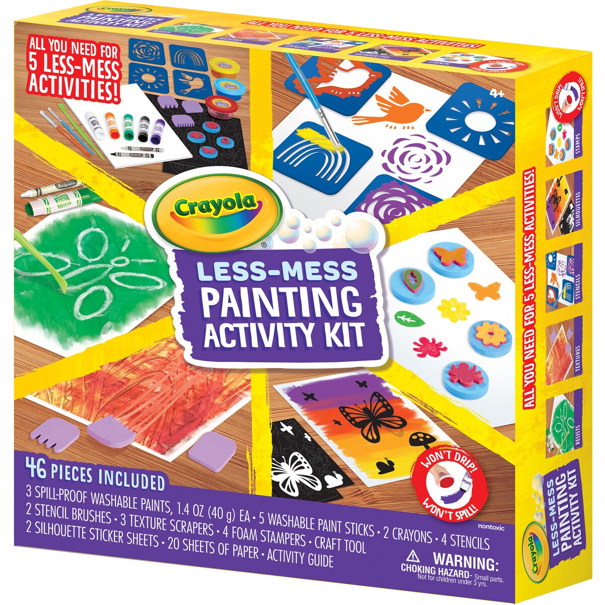 Crayola Less Mess Painting Activity Kit Each