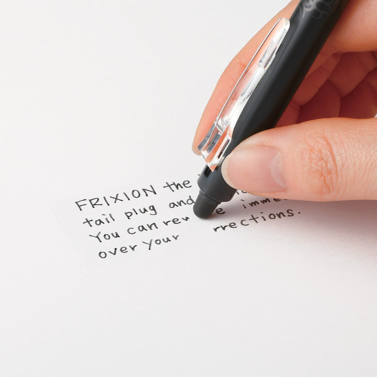 Pilot Frixion Erasable Retractable Gel Pen 0.7mm Black +3 Refills Each