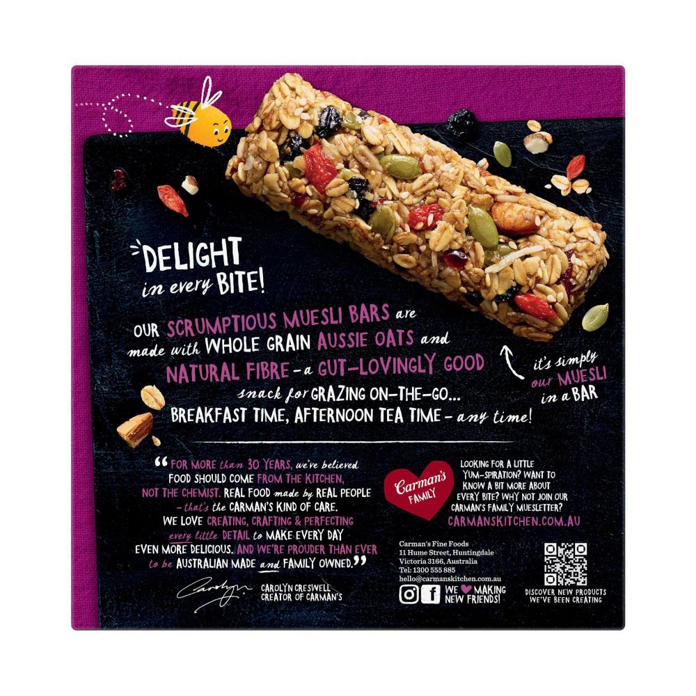 Carman's Super Berry Muesli Bar - 270g