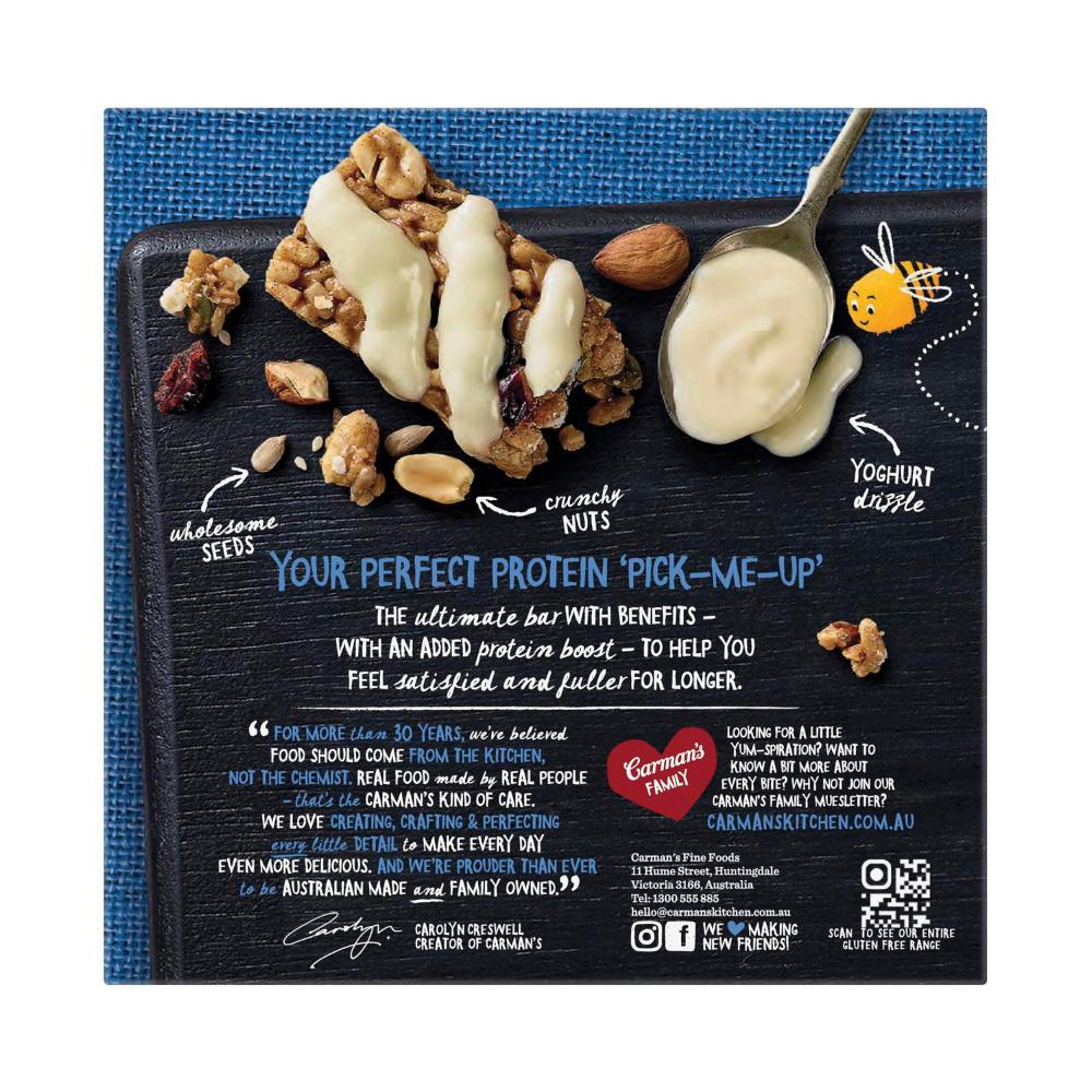 Carman's Greek Yoghurt & Berry Protein Bars - 200g