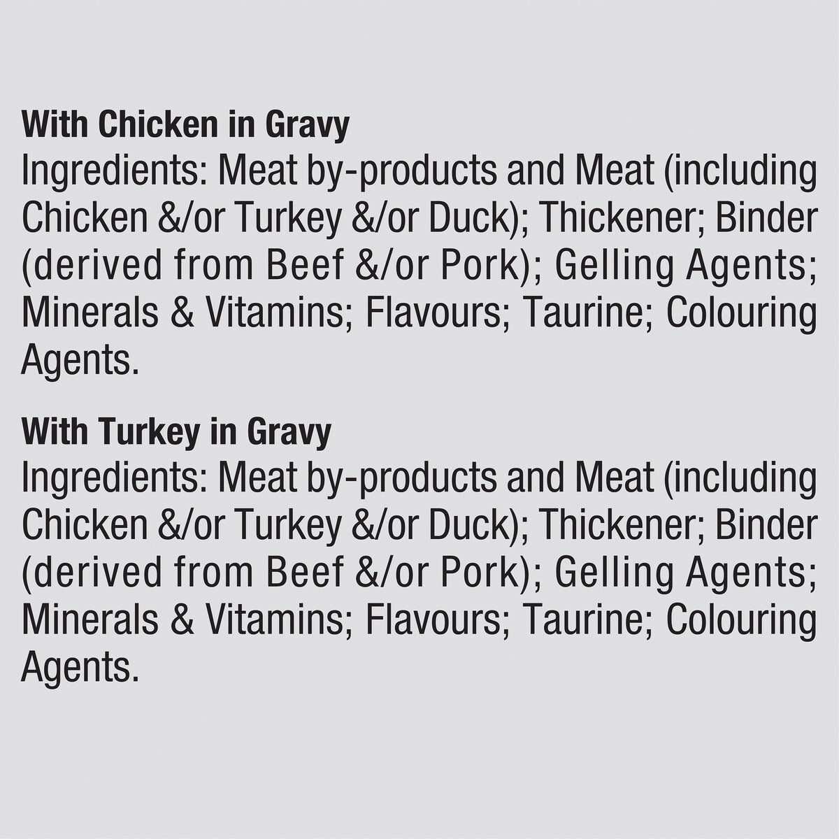 Dine Fresh & Fine In Gravy With Chicken / With Turkey 50g X 6 Pack