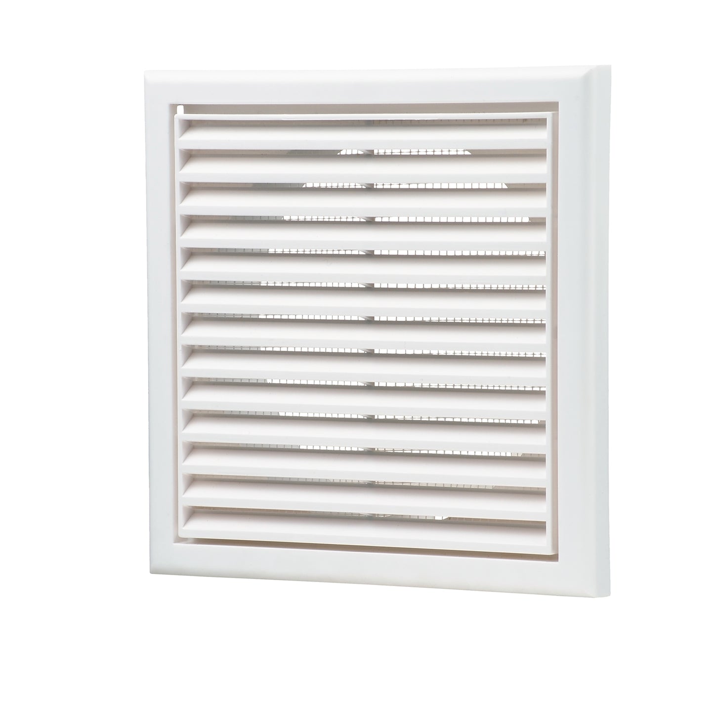 Blauberg White Square Fixed Grille - 125mm