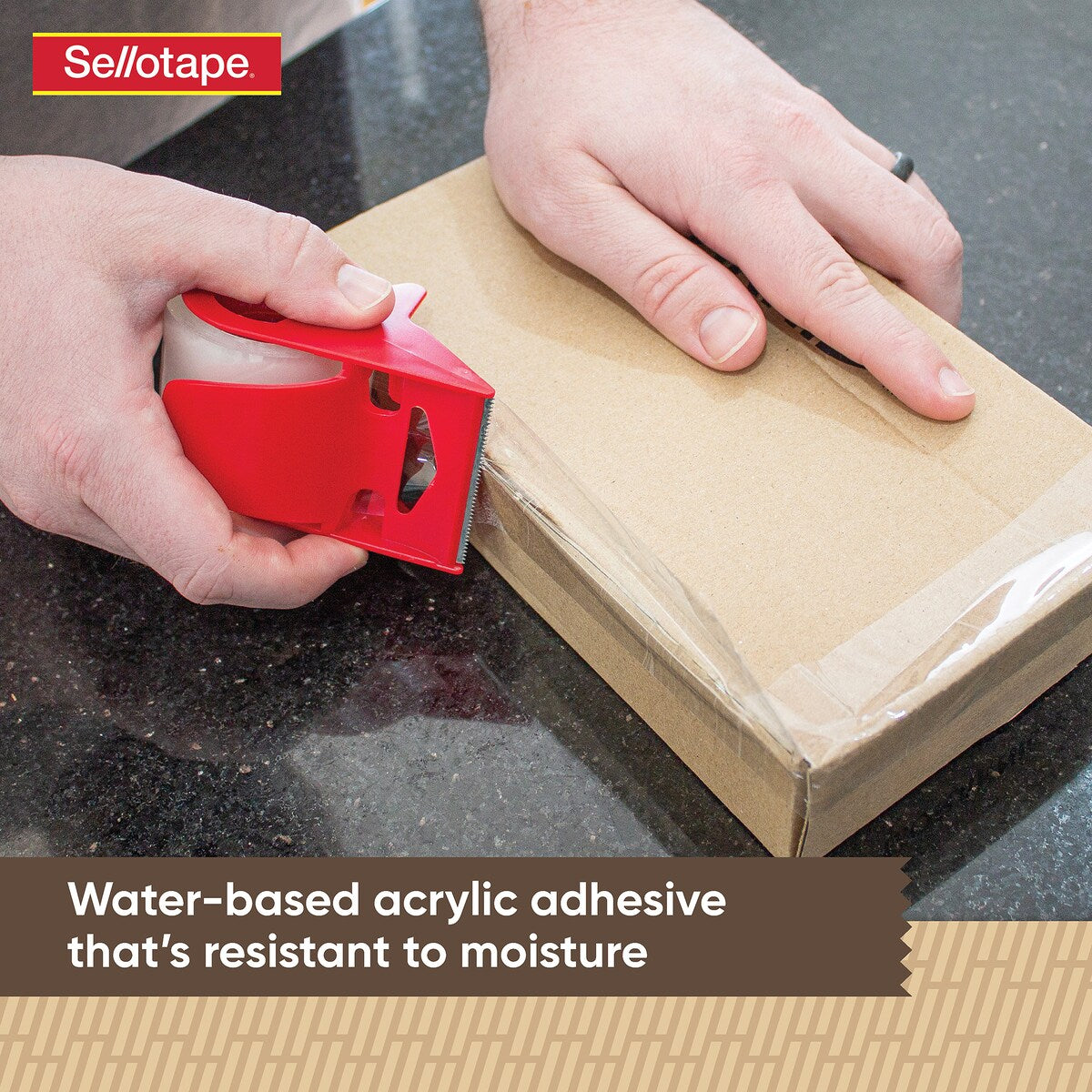 Sellotape Tape Dispenser Recycled Plastic Each