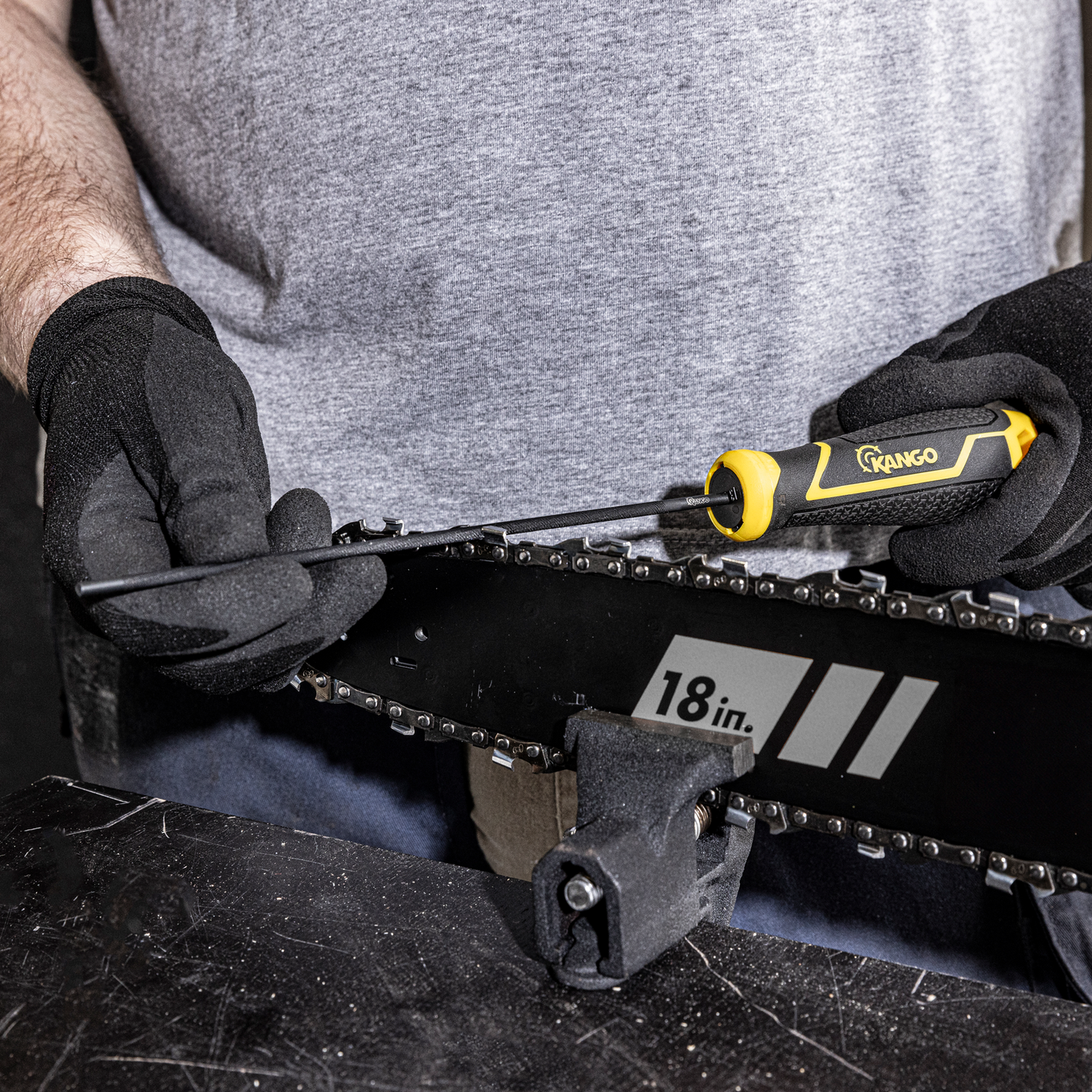 Kango Round Chainsaw File - 200mm x 5.6mm
