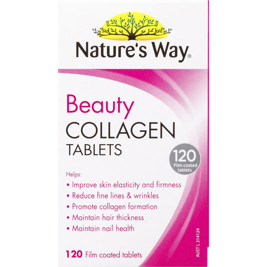 Natures Way Beauty Collagen Tablets 120 pack