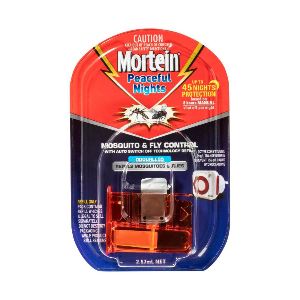 Mortein Peaceful Nights Mozzie Zapper Odourless Refill - 2.57mL