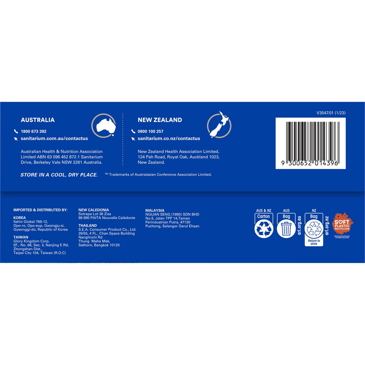 Weet-bix Blends Multi Grain+ Breakfast Cereal 575g