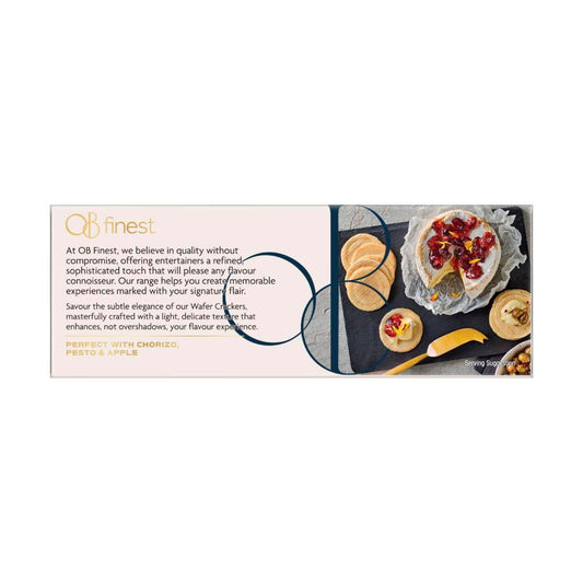 Fine Foods Cracked Pepper Wafer Crackers - 100g