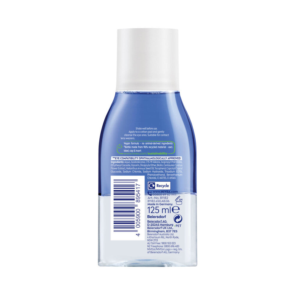 Nivea Visage Double Effect Eye Makeup Remover - 125mL
