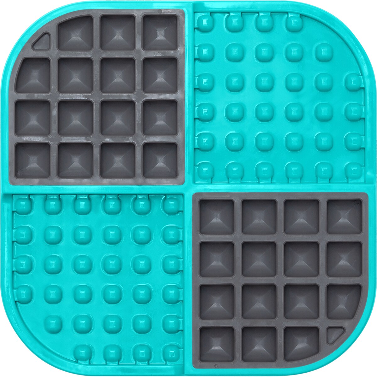 Lickimat Cat Feeding Mat Slomo Turquoise Each